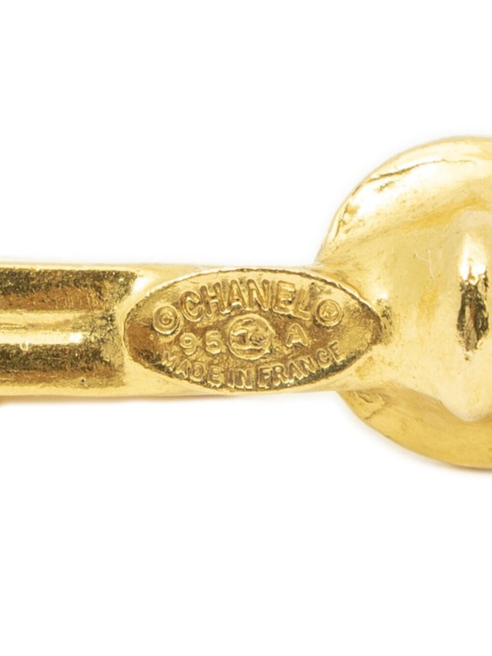 Chanel CC Arabesque Flower Pendant Gold Plated - Picture 4 of 4